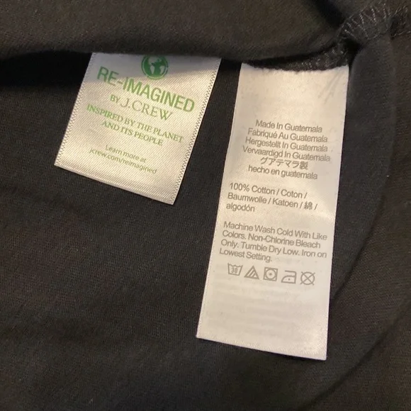 J.Crew Black 100% Cotton Dress size M length 35” bust 36” brand new with tag - Picture 7 of 9